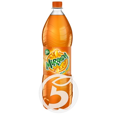 Напиток "Mirinda" Orange 1.75л по акции в Пятерочке