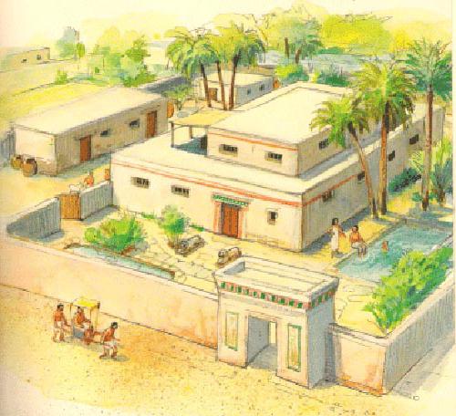 древний Египет жилища вельмож