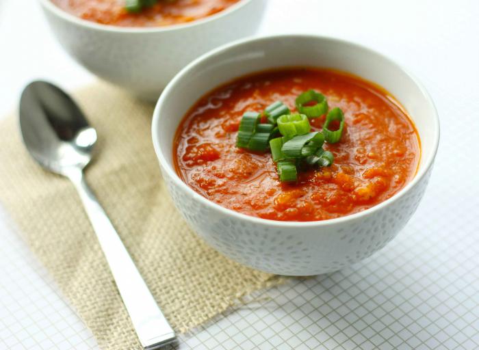 суп из томатов