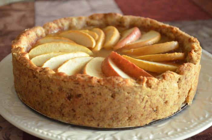 рецепт диетического пирога с яблоками