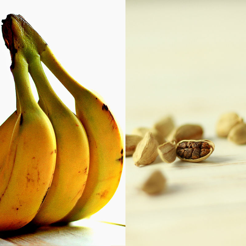 Вкусовое сочетание - банан и кардамон