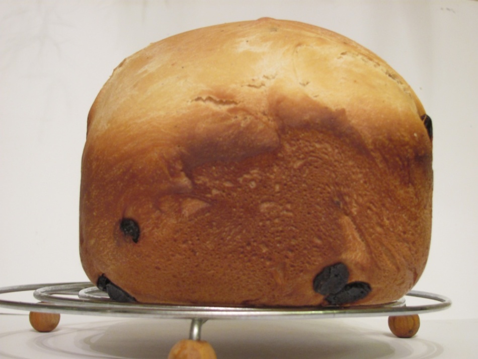 Хлеб изготовленный из постного теста для хлебопечки