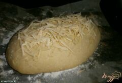 Кукурузно-пшеничный батон с сыром - приготовления блюда - шаг 5