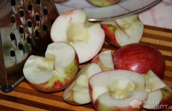 Рецепт Насыпной яблочный пирог фото