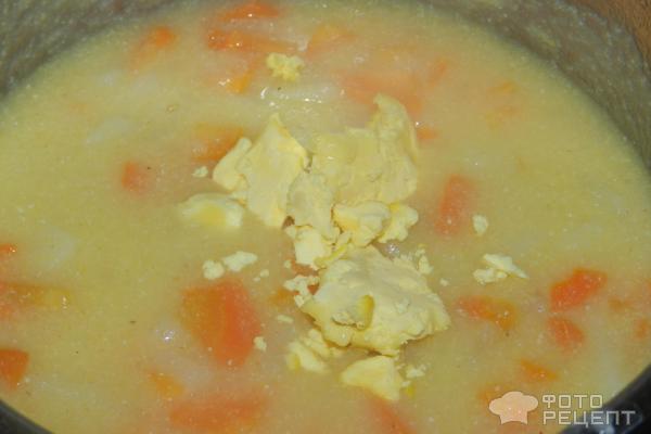 Крем -суп из овощей с кукурузной мукой фото
