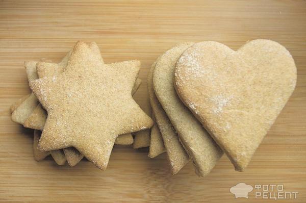 Песочное печенье из ржаной муки фото