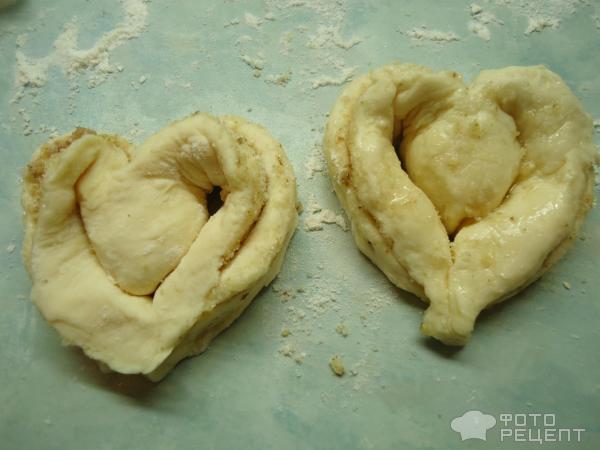 Творожное печенье Сердечки фото