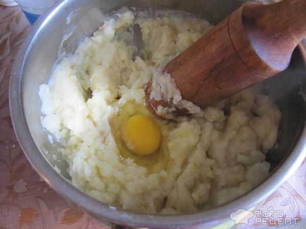 яйцо в картофель