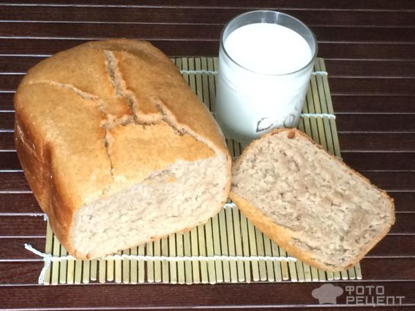 Хлеб серый в хлебопечке фото