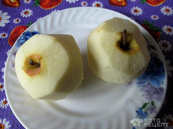 Постные оладьи с яблоком фото