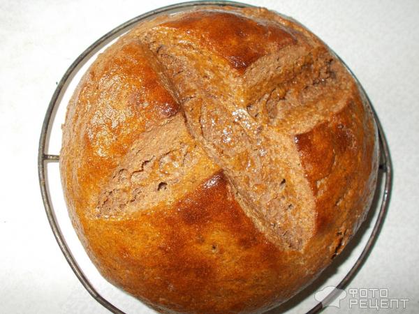 Пшенично-гречневый хлеб фото