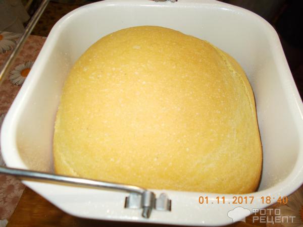 Кукурузный хлеб в хлебопечке фото