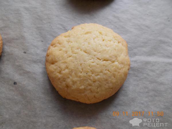 Песочное печенье из кукурузной муки фото