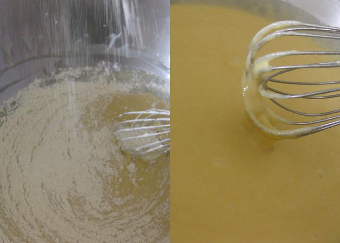Чтобы тесто для оладьев на дрожжах получилось более вкусным и эластичным муку рекомендуется просеивать 2-3 раза. 
