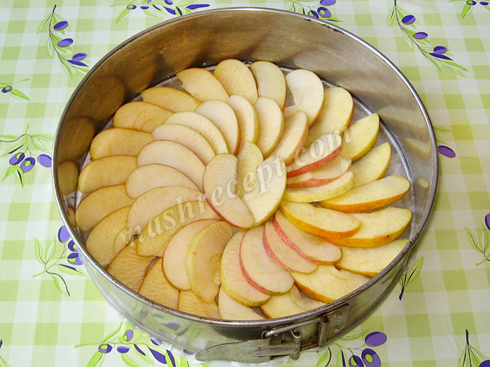 выкладываем яблоки - vykladyvaem yabloki