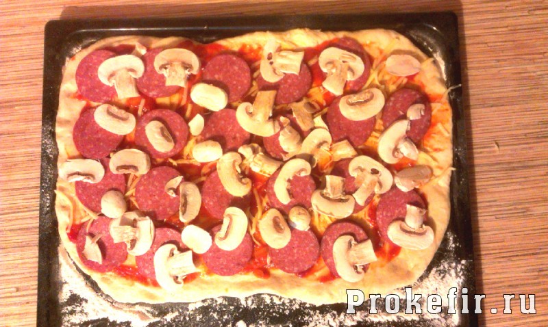 Пицца на кефире с дрожжами: фото 14