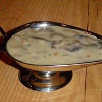 Грибной соус со сметаной