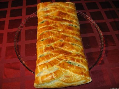 pirog-iz-kapusty пирог с капустой из слоеного теста