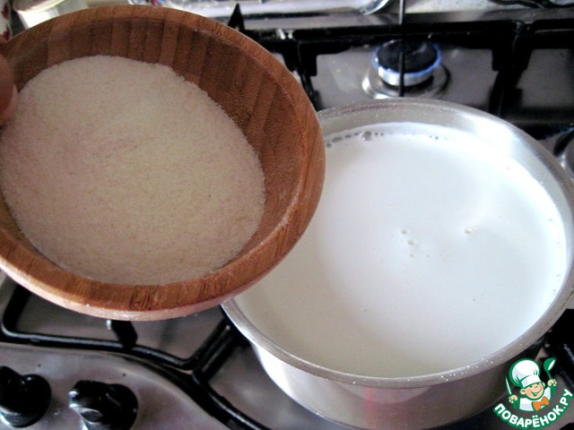 Готовим Пудинг из рисовой муки вкусный рецепт с фото пошагово #4