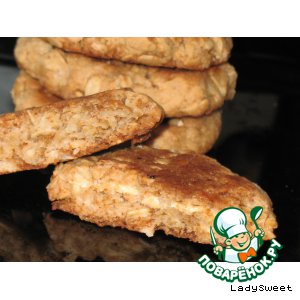 Готовим Печенье из геркулеса и блинной муки простой пошаговый рецепт приготовления с фото на Новый Год