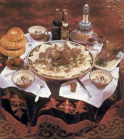 блюда казахской кухни 