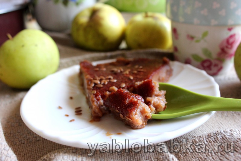 Яблочный пудинг в духовке: фото 11