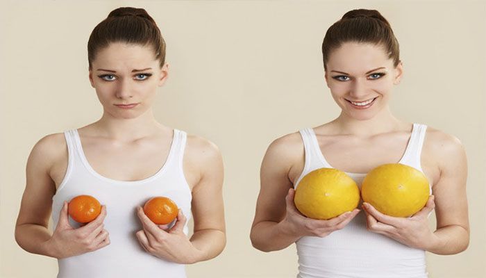 Недостаток витаминов и минералов в организме может повлиять на рост грудных желез