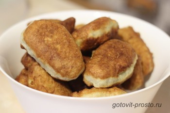 Жареные пирожки с картошкой – рецепт с фото дома