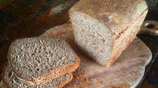 Рецепт цельнозернового хлеба на ржаной закваске