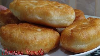 Пирожки жареные пышные с хрустящей корочкой (постные)|Fried pies (fasting)