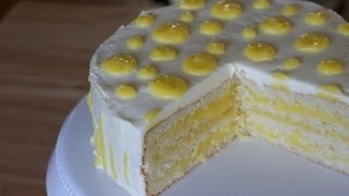 Изысканный лимонный торт на день рождения