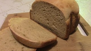 Медово-горчичный хлеб в хлебопечке.