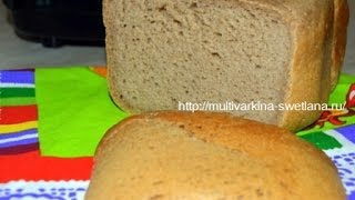 Гречневый хлеб в хлебопечке Филипс HD 9046
