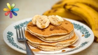 Завтрак за 5 минут: банановые блины без муки и сахара – Все буде добре. Выпуск 783 от 30.03.16