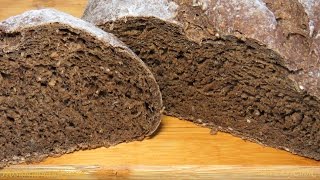 ВКУСНЫЙ РЖАНОЙ ХЛЕБ черный хлеб рецепт - Rye black BREAD recipe - BÁNH MÌ ĐEN