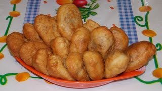 Домашние жареные пирожки с картошкой и печенкой (рецепт приготовления)