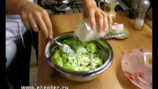 Оладьи из кабачков - видео рецепт