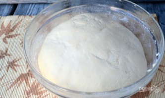 Пирог с брусникой из дрожжевого теста - фото шаг 6