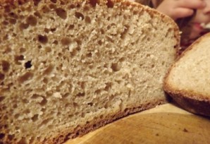 Хлеб из цельнозерновой муки без дрожжей - фото шаг 5