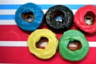 Пончики "Олимпийские кольца"