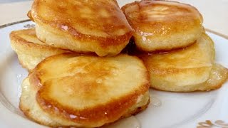 Оладьи (Оладушки) Пышные и Мягкие | Pancakes/Fritters Recipe, English Subtitles
