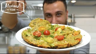 Сытный и вкусный омлет без яиц и молока