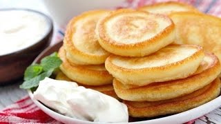 Оладьи на дрожжах/pancakes on yeast