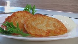 Картофельные оладьи (на дрожжах) видео рецепт. Книга о вкусной и здоровой пище