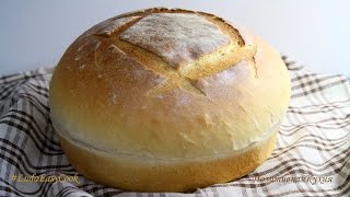 Белый ХЛЕБ рецепт ТЕСТО для хлеба в духовке - White Bread Recipes LudaEasyCook