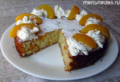 Голландский рисовый торт с миндалем и абрикосами