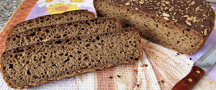 Ржаной хлеб в хлебопечке на кефире