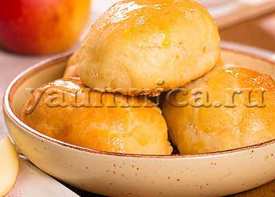 Пирожки с яблоками в духовке пошаговый рецепт с фото без дрожжей