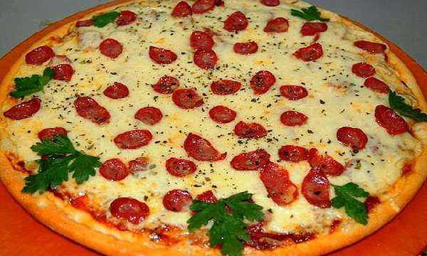 Тесто на кефире без дрожжей для пиццы рецепт с фото пошагово