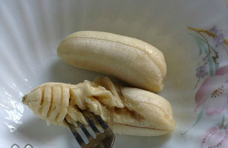 Постные панкейки с бананом